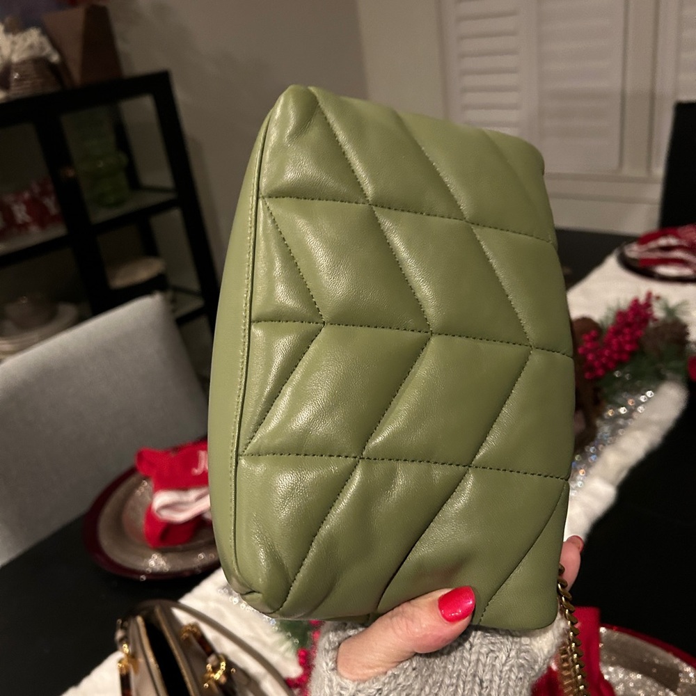 Saint Laurent PUFFER TOY BAG IN QUILTED LAMBSKIN - pistachio - Picture 2 of 4
